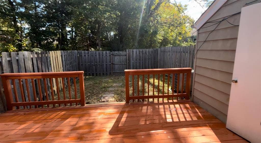 renting out three rooms!