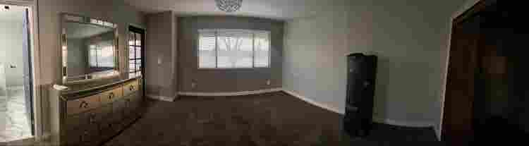 Unfurnished master bedroom