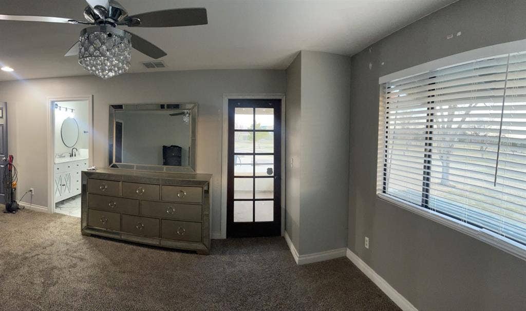 Unfurnished master bedroom