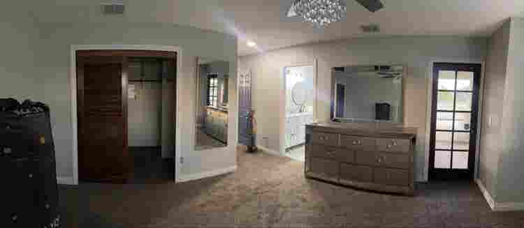 Unfurnished master bedroom