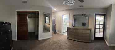 Unfurnished master bedroom