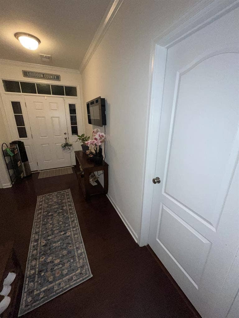 Furnished lower level bedroom!