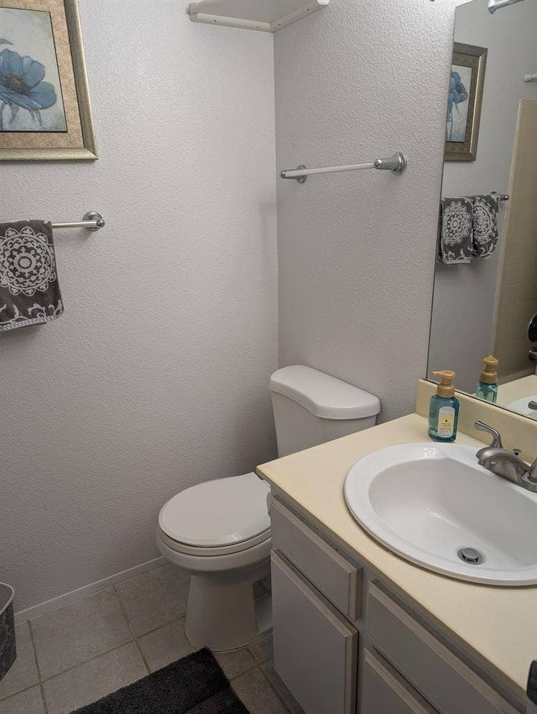 Master bedroom with private bath