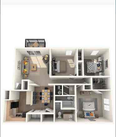 Open room