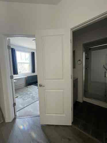 New home, one bedroom open