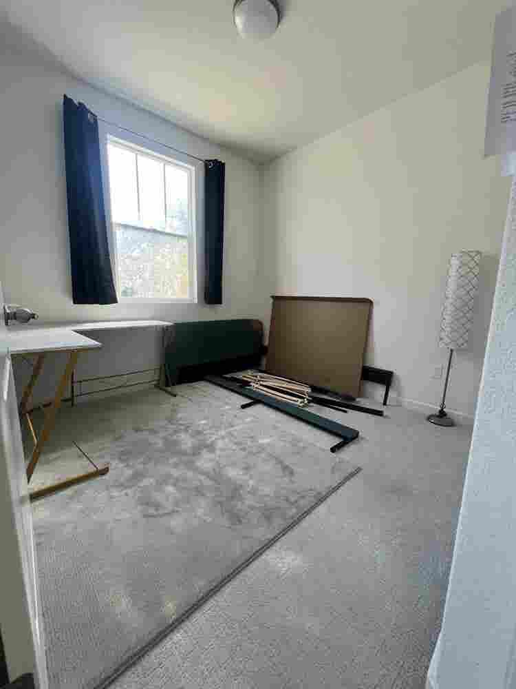 New home, one bedroom open