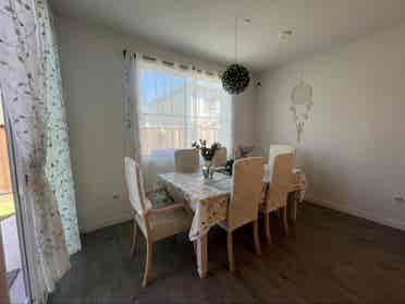 New home, one bedroom open