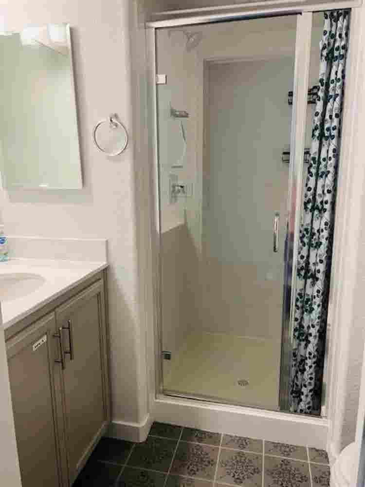 New home, one bedroom open