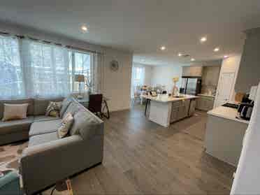 New home, one bedroom open