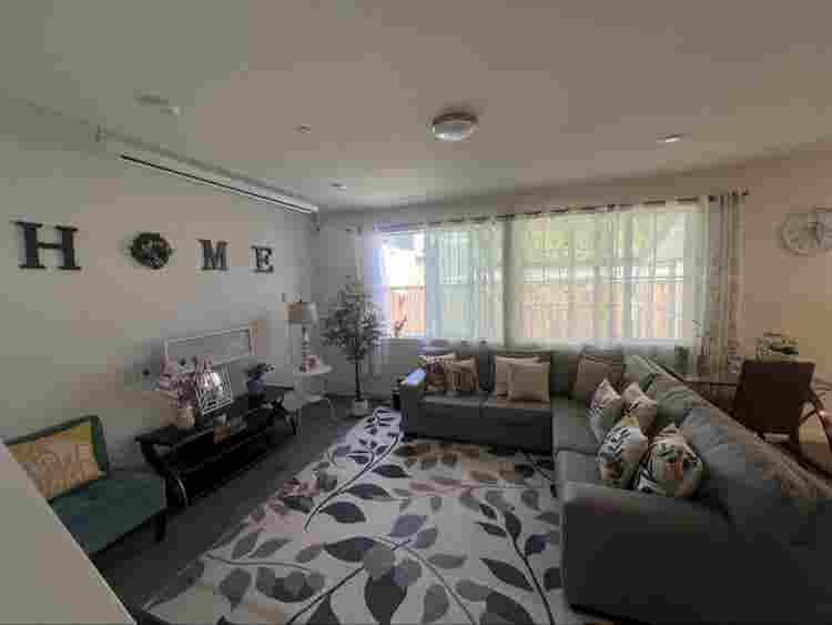 New home, one bedroom open