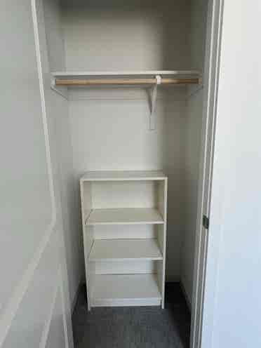 New home, one bedroom open