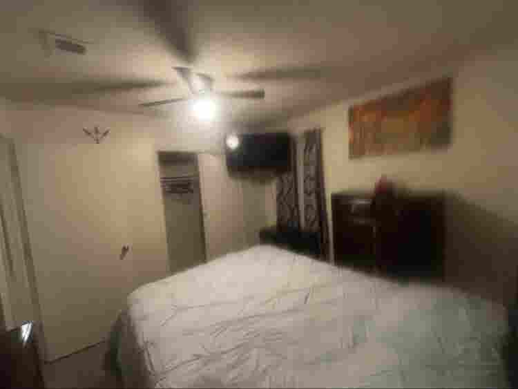 Furnished room queen and smart tv