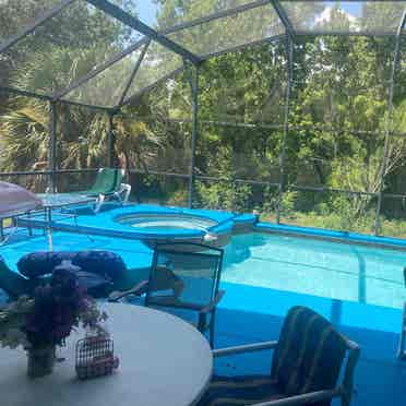 2 private rooms, bathrooms, & pool!