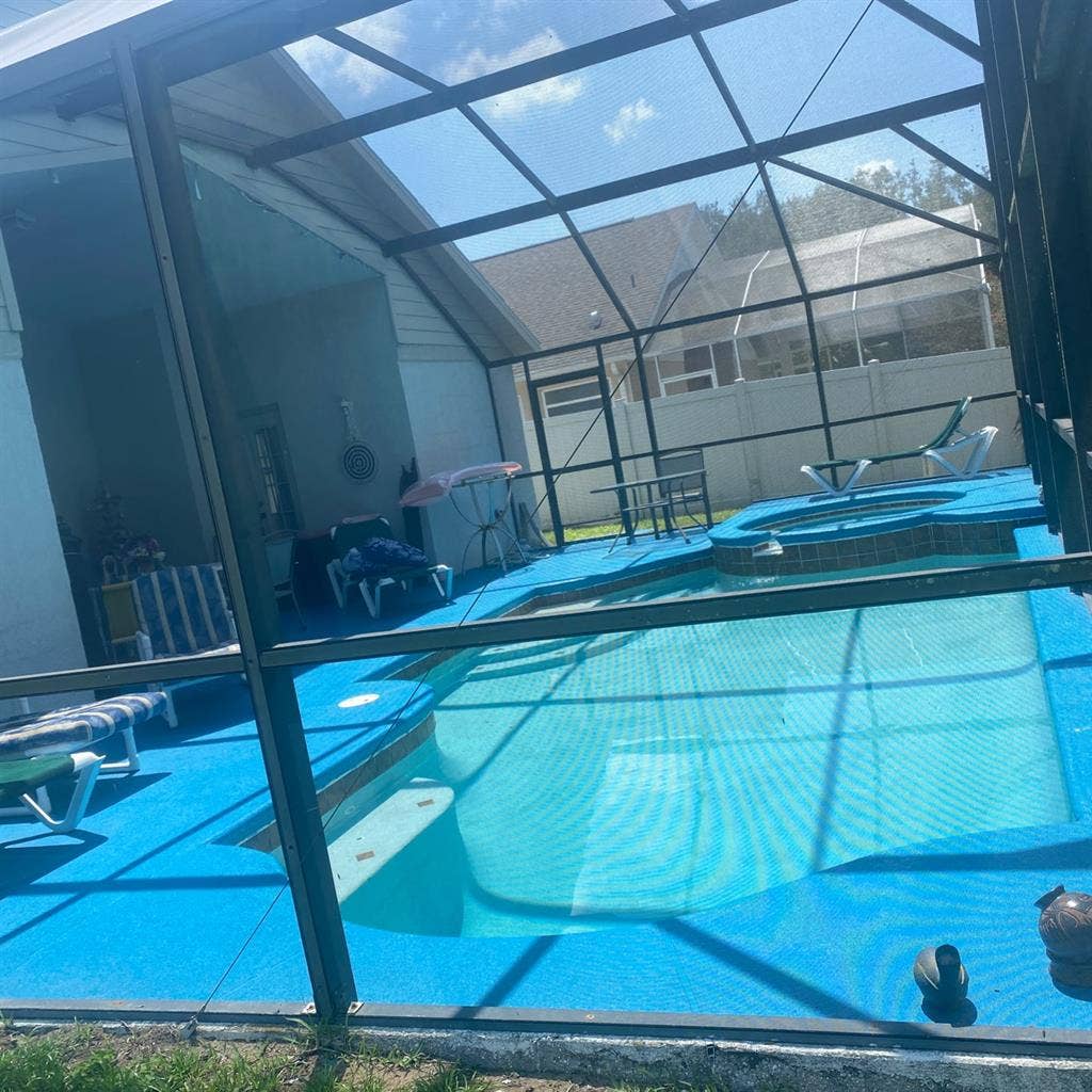 2 private rooms, bathrooms, & pool!