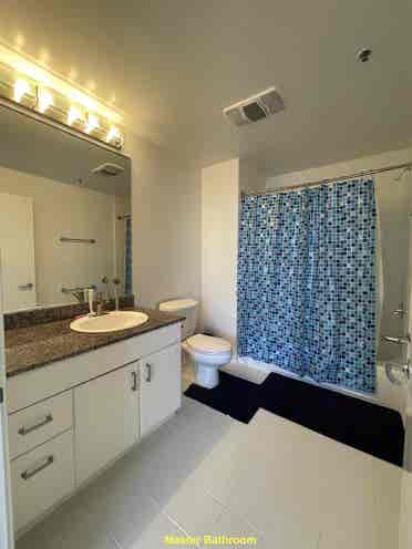 Opp SF Caltrain - Master Bed & Bath