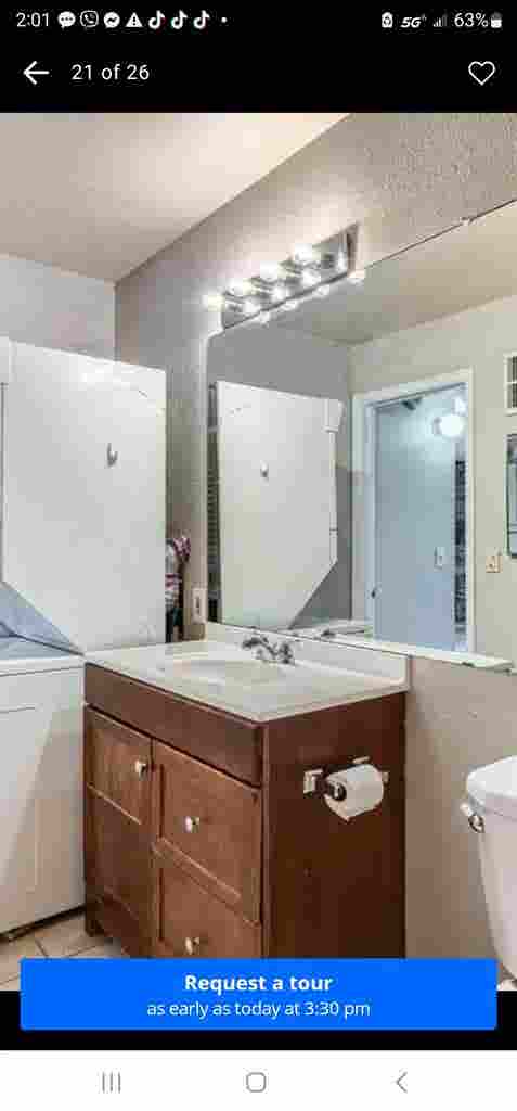 Large bath condo  for rent