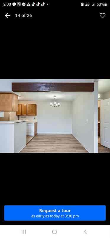 Large bath condo  for rent