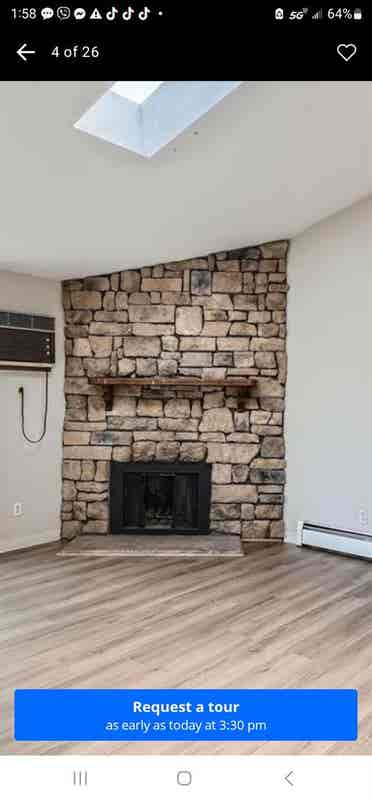 Large bath condo  for rent