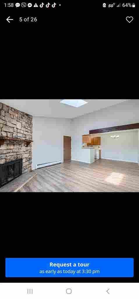 Large bath condo  for rent