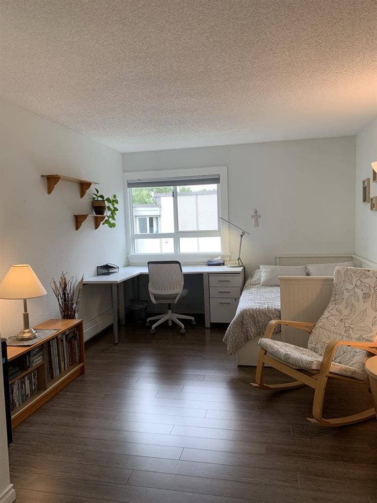 Master bedroom with bathroom