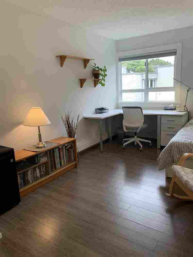 Master bedroom with bathroom
