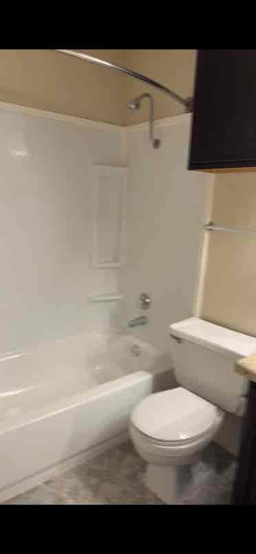 Private bedroom and
 bathroom