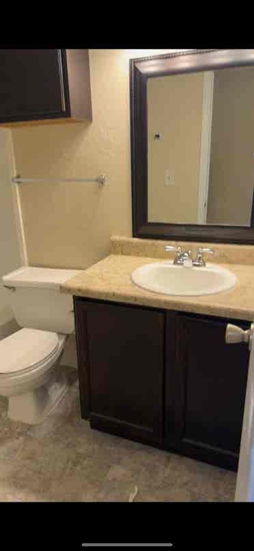 Private bedroom and
 bathroom