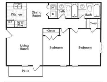 Private bedroom and
 bathroom