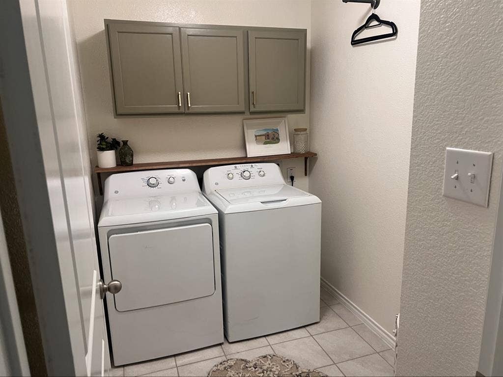 Private bedroom and bathroom