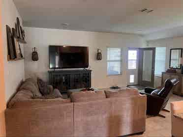 Private bedroom and bathroom