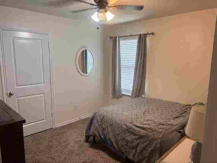 Private bedroom and bathroom