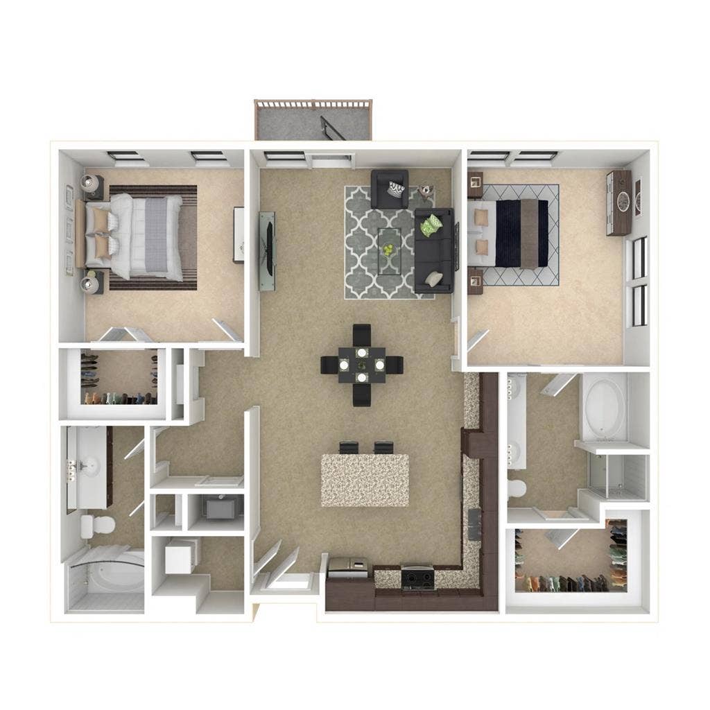 b  private balcony South Lamar