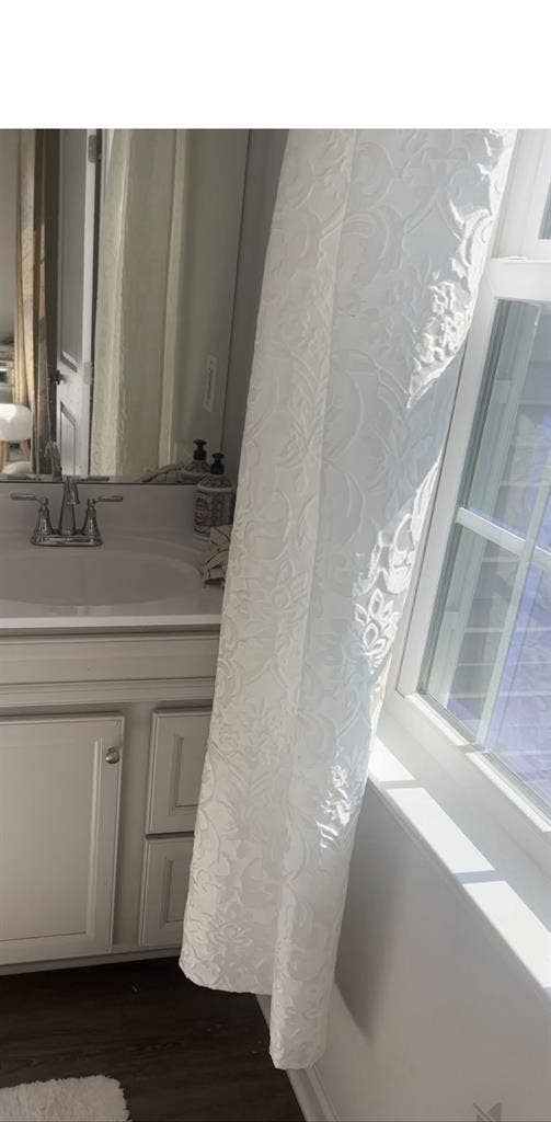Master suite with own bathroom