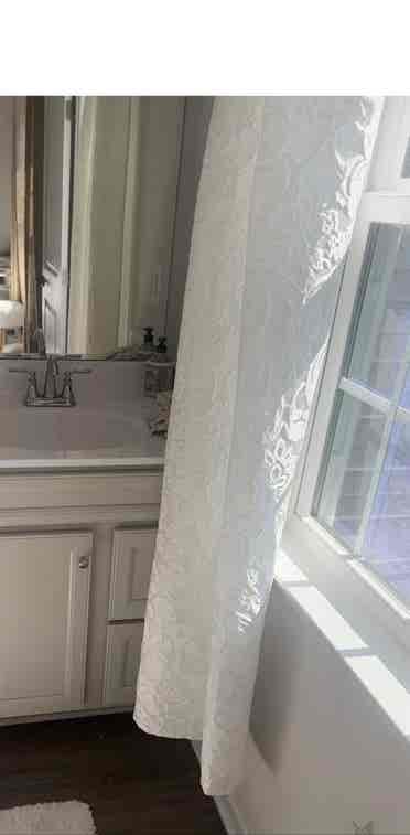 Master suite with own bathroom