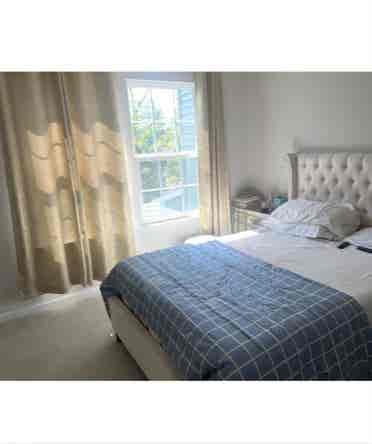 Master suite with own bathroom