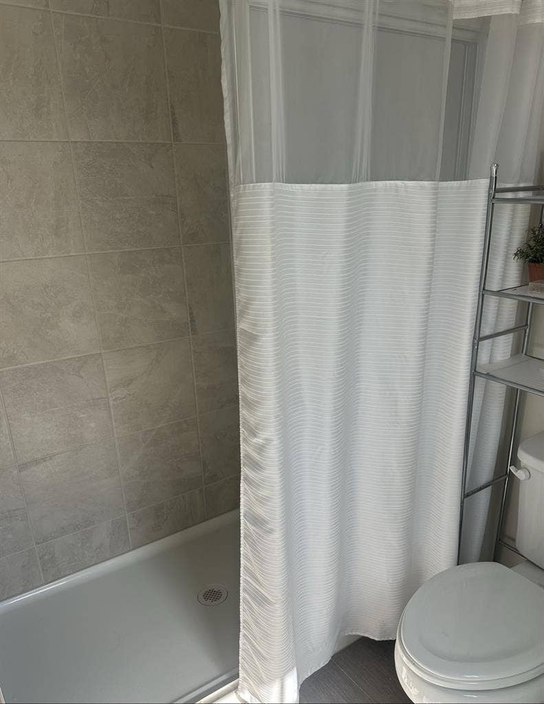 Master suite with own bathroom