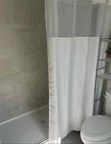 Master suite with own bathroom