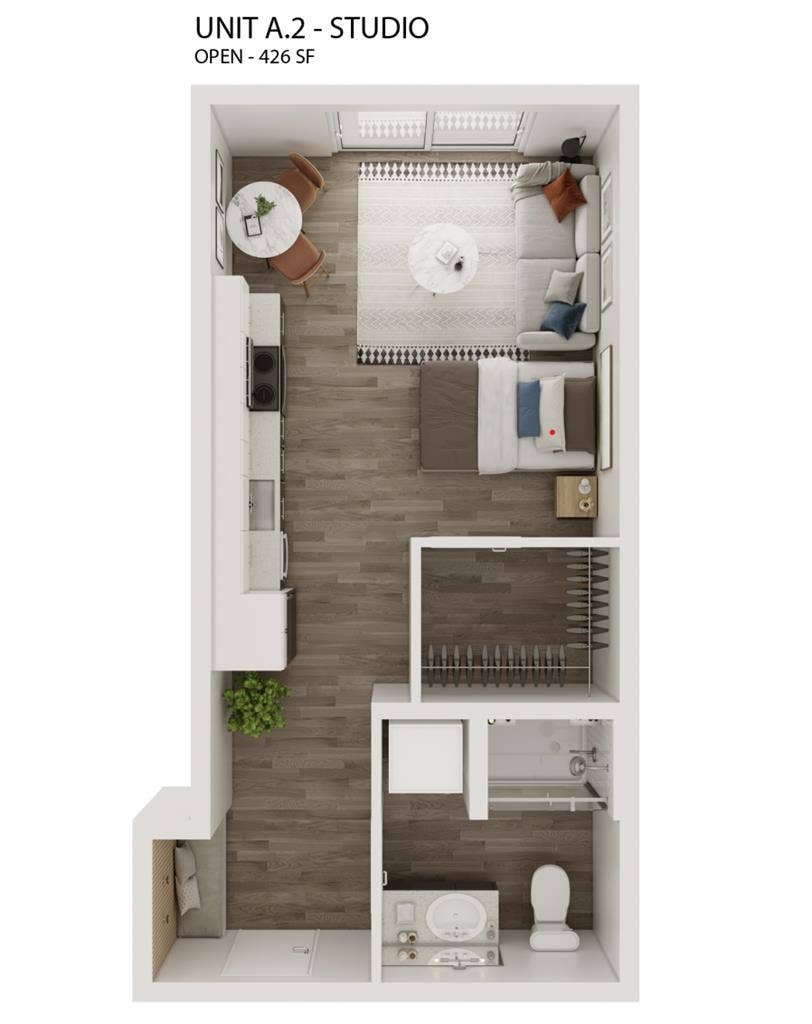Studio Takeover at Hue Apartments