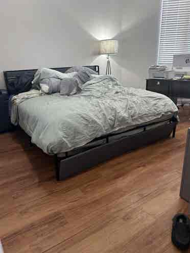Master bedroom+private living room