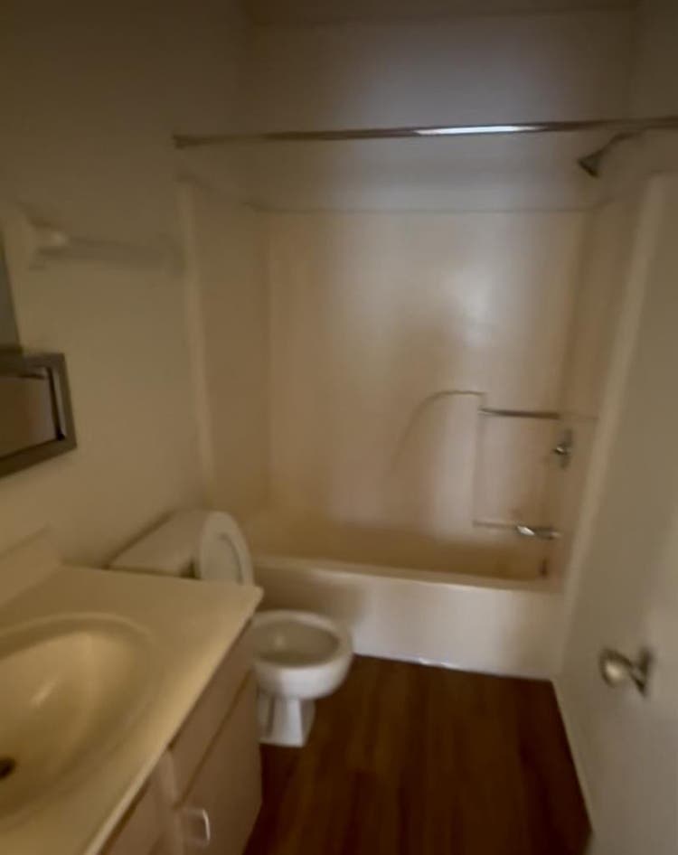 Large bedroom and private bathroom