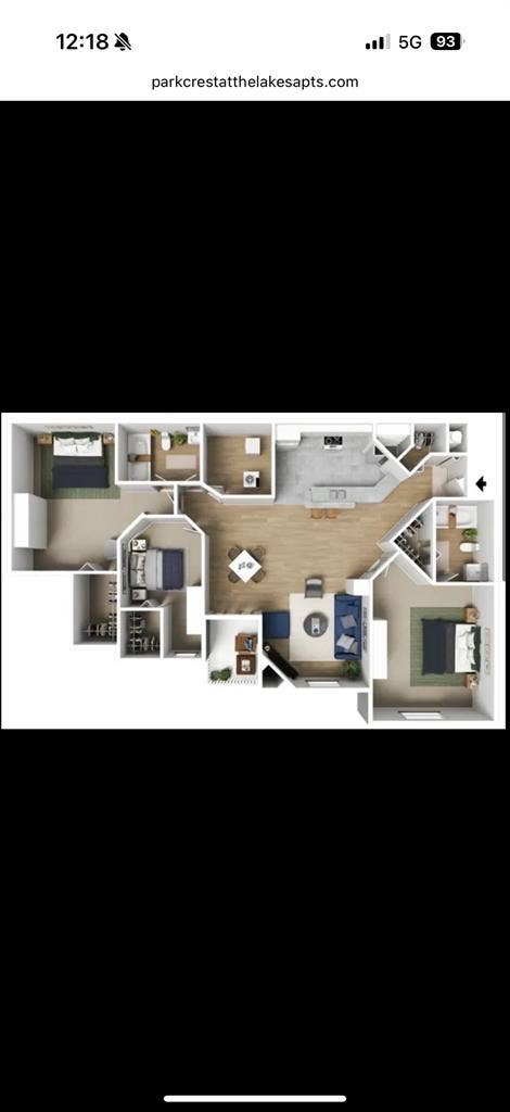 Unfurnished room for rent