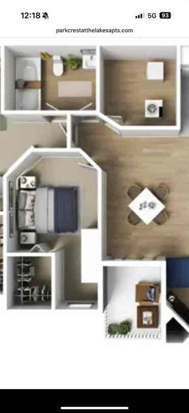 Unfurnished room for rent