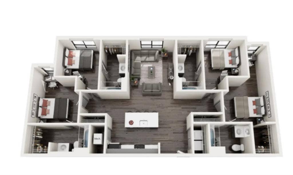 1 bedroom available at The Marshall