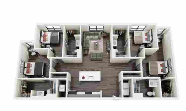 1 bedroom available at The Marshall