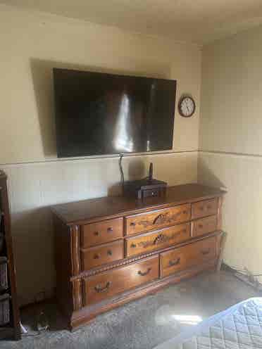 Private bedroom with TV