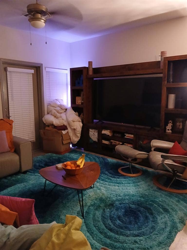 Great room next to pool and beach