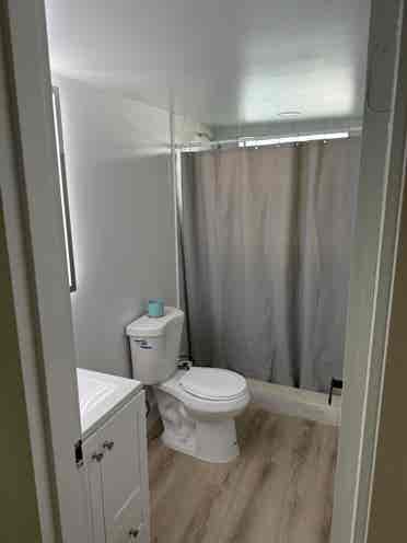 1 bedroom with bathroom