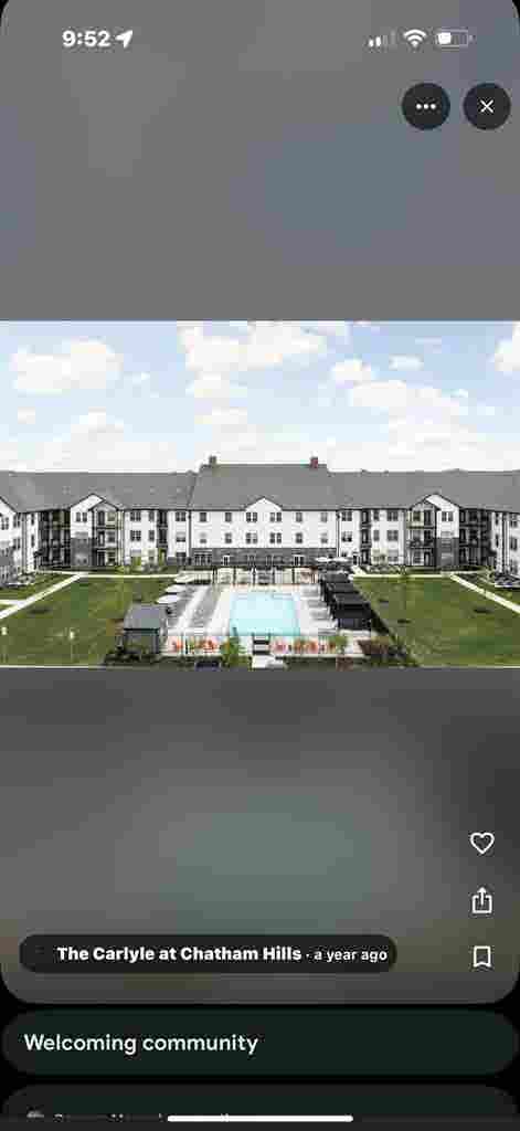 Sublease for $ around Carmel