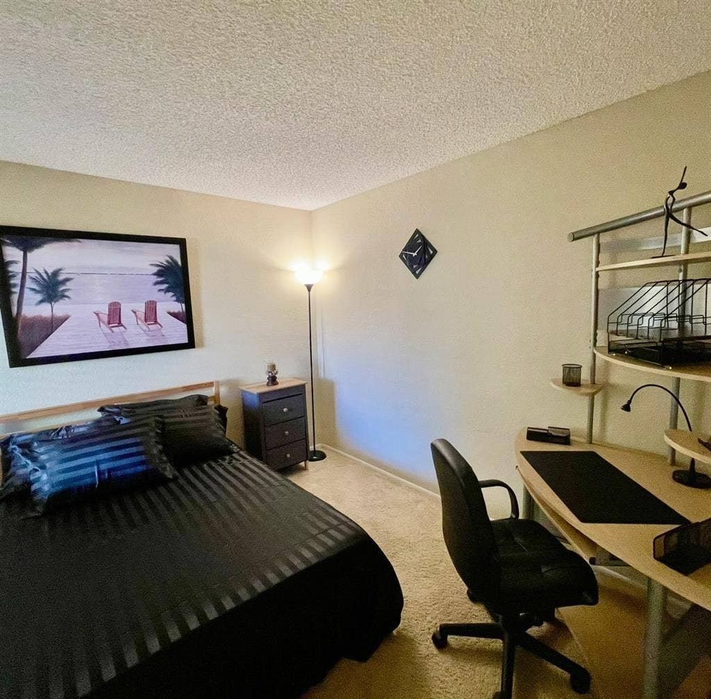 Own Furnished Bedroom,
Own Bathroom