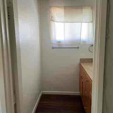 Room with bathroom